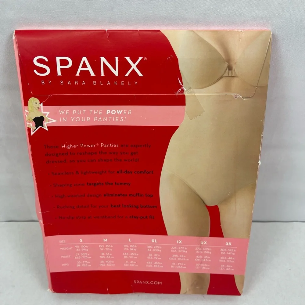 Spanx Higher Power Panties High Waisted Shaper Brief Size‎ Large NEW